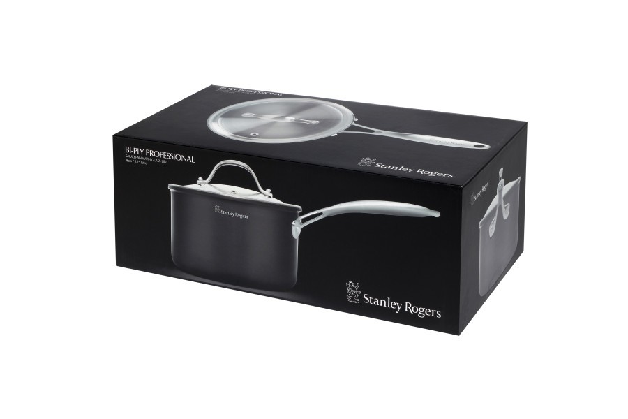 BI-PLY Professional Saucepan 18cm/2.2L - Stanley Rogers