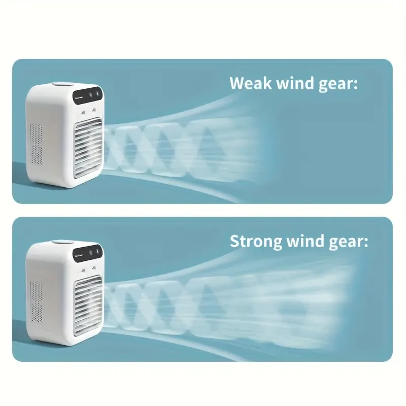 MOMMED Portable USB Desktop Air Cooler Fan