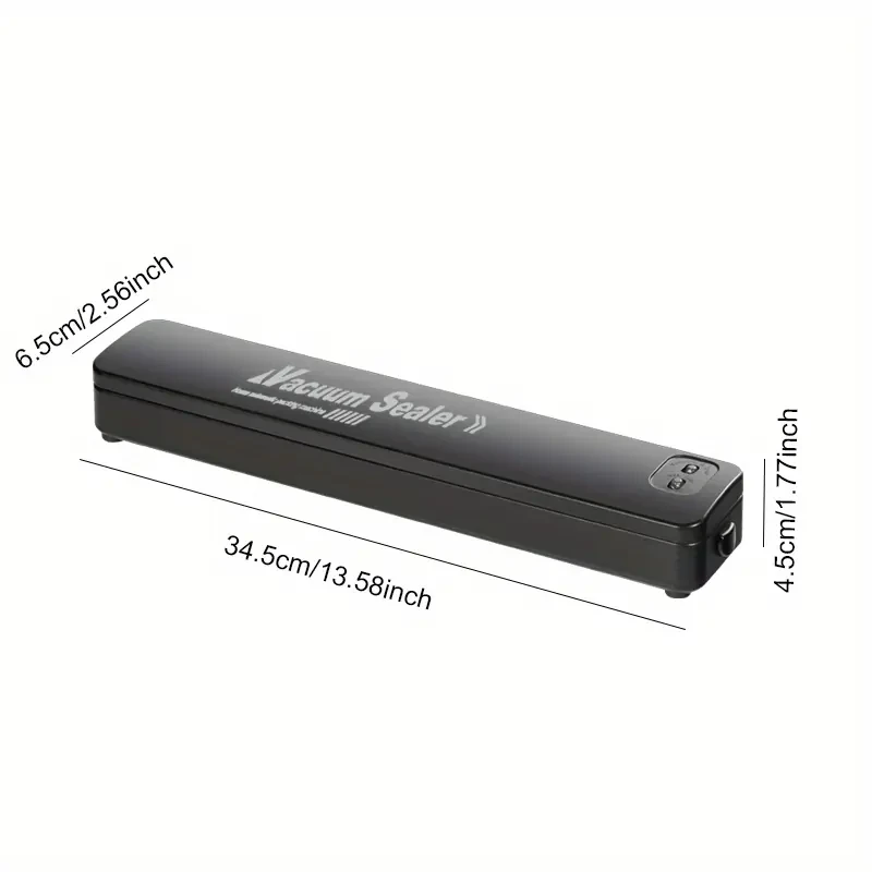 Vacuum sealer, kitchen packaging semi-automatic food bag sealer