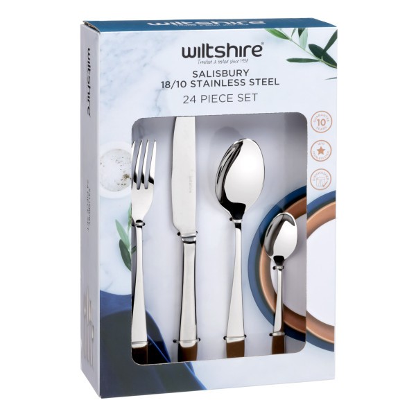 Salisbury 24pc 18/10 Set  - Wiltshire