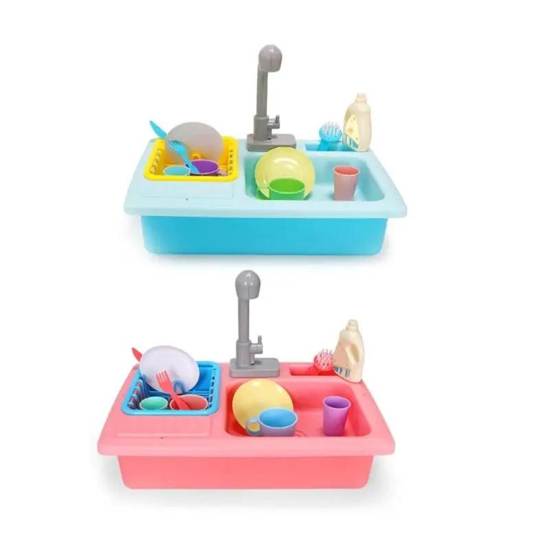 Kitchen simulation dishwasher toy
