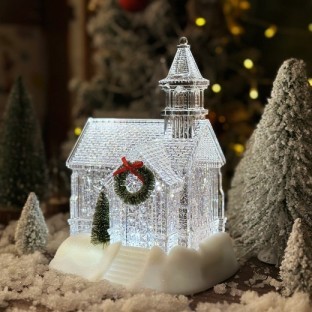 Eve Luminous Crystal House Christmas Gift