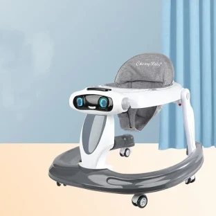 Baby Walker Anti-O-leg Baby Children's Multi-functional Anti-rollover Walker