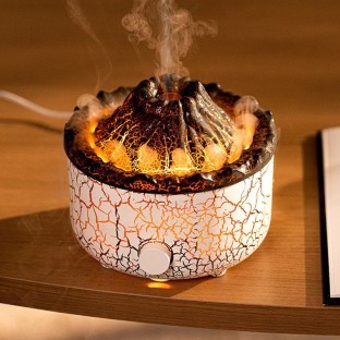 New Creative Volcano Humidifier Aromatherapy Machine Spray Jellyfish Air Flame Humidifier Diffuser
