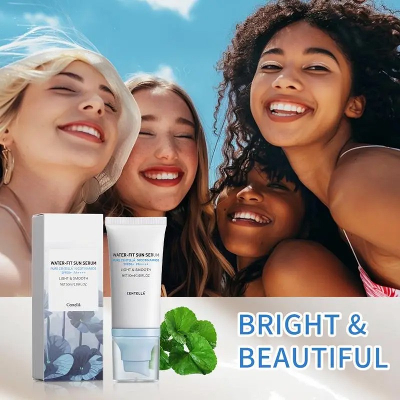 Sunscreen SPF 50 with Centella Asiatica  Non-Sticky Refreshing Sunscreen Essence for Dry