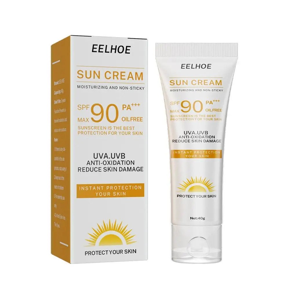 SPF 90 Facial and Body Sunscreen Serum  Sunblock Skin Protective Cream with Moisturizing