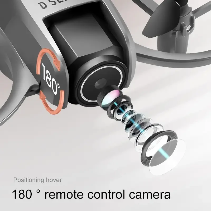 D16 Drone with Dual HD Camera, Propeller Safety Design, 360 Full Protection