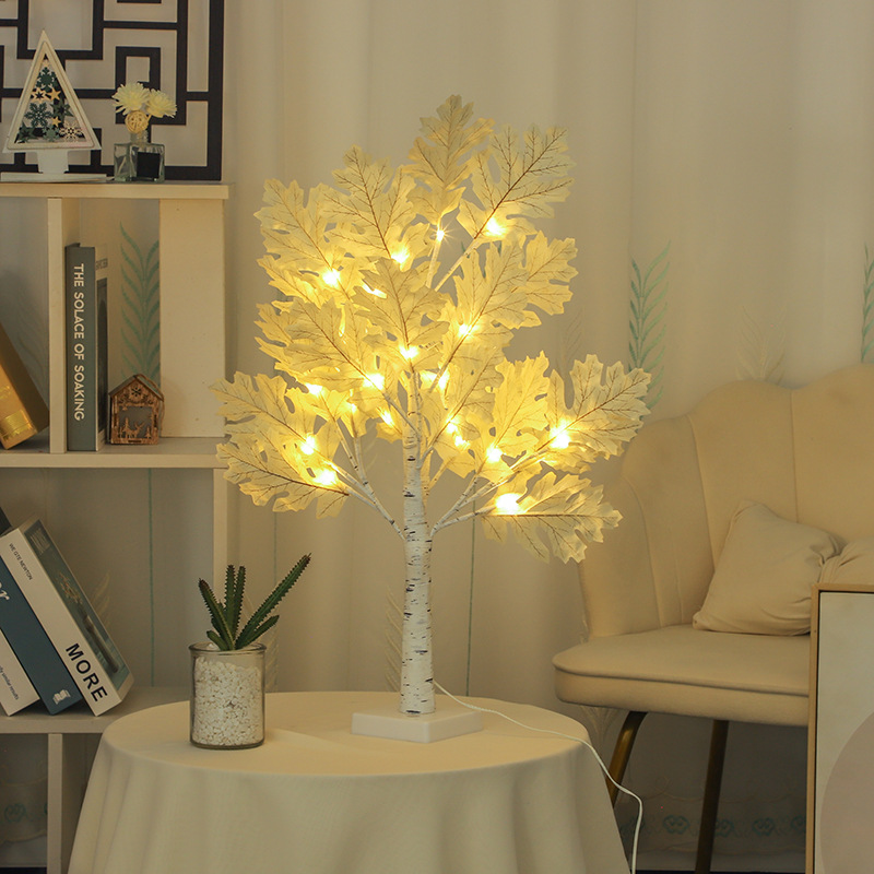 LED Maple Leaf Birch Tree Light Room