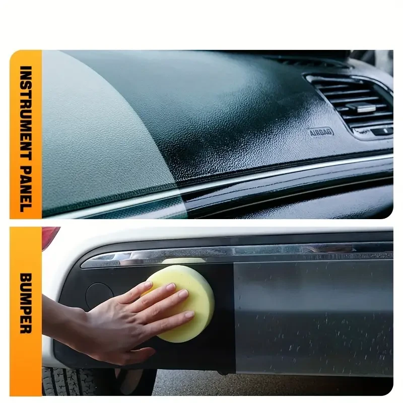 K1F1 Shiny Black Tire Renovate Interior Wax