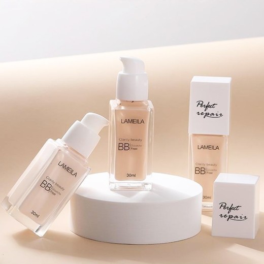 LaMeiLa Liquid Foundation Moisturizing Concealer Long-lasting Finishing Natural
