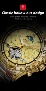 POEDAGAR Luxury Automatic Mechanical Watch Tourbillon Waterproof Luminous Date Week Men Wristwatch Stainless Steel Men's Watches