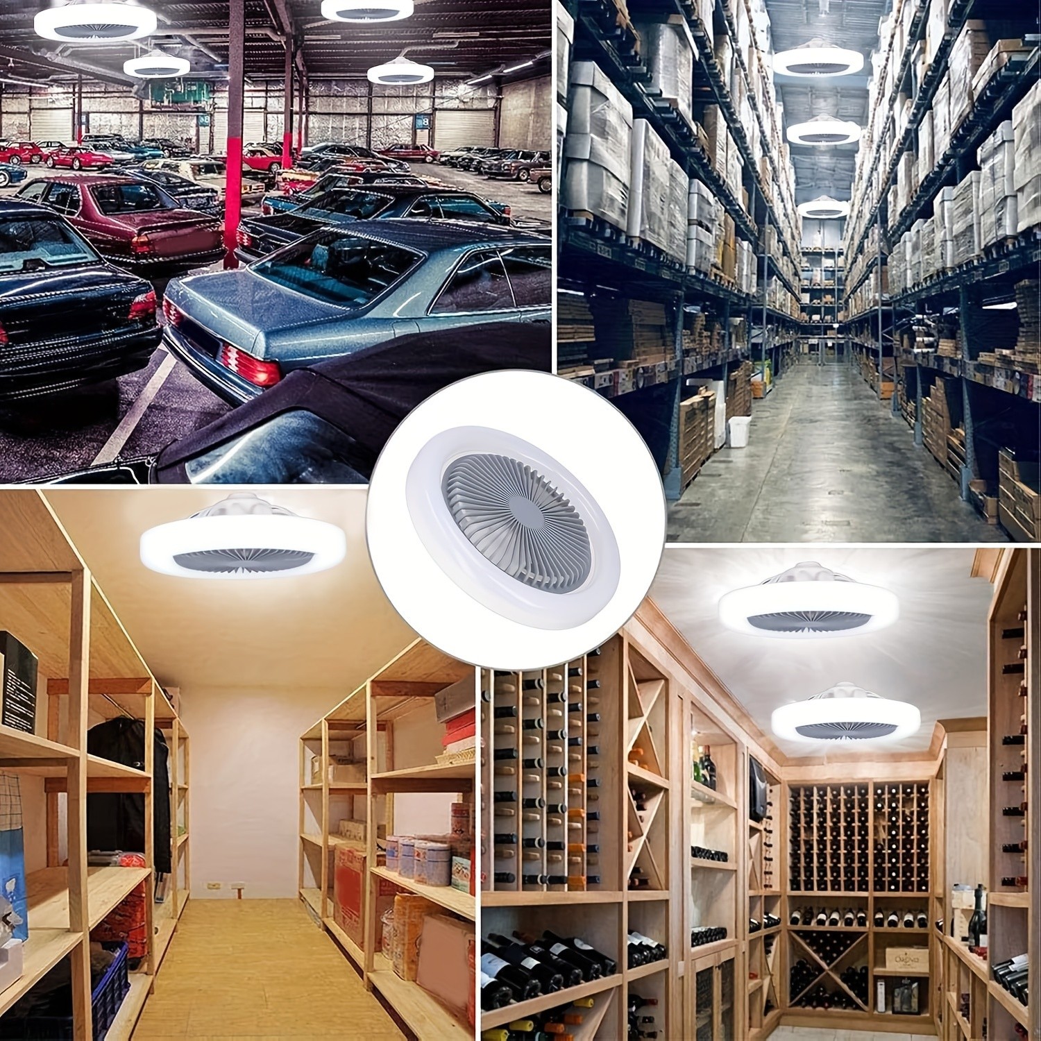 Socket Light and Remote Control  Adjustable Wind Speed Mode Bulb, Screw-In Socket Light, Easy to Install Adjustable Wind Speed Mini Pendant Light, Suitable for Bedrooms, Kitchens, Living Rooms - E27 Base