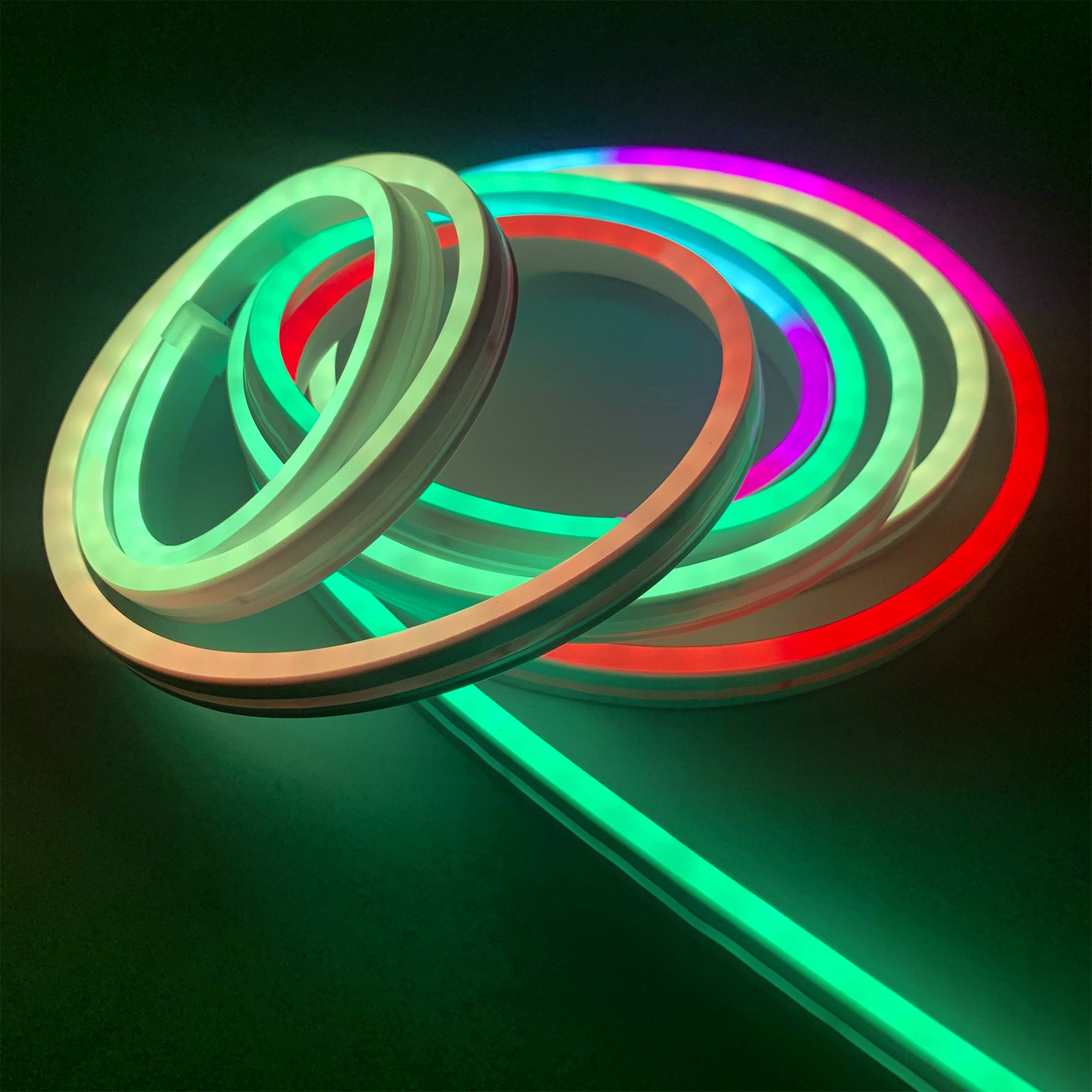 2pcs LED Lights for Bedroom  Smart RGB LED Light Strips with Color Change, USB Plug-in, APP Control, Flexible DIY Design, Suitable for Bedroom, Living Room, Gaming, Party Decoration