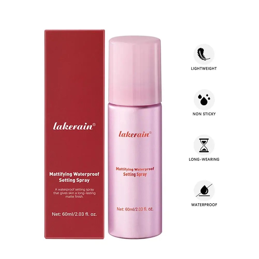 Mattifying Waterproof Setting Spray  Oil Control and Non-Sticky Makeup Fixer