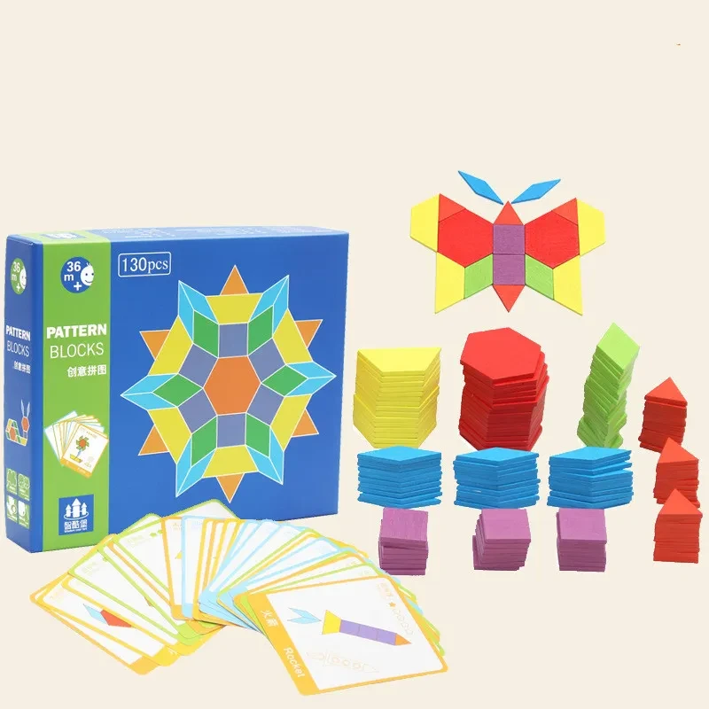 Random Thinking Wooden Toy DIY Puzzle