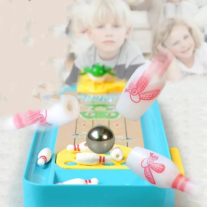Children's mini frog bowling educational toy