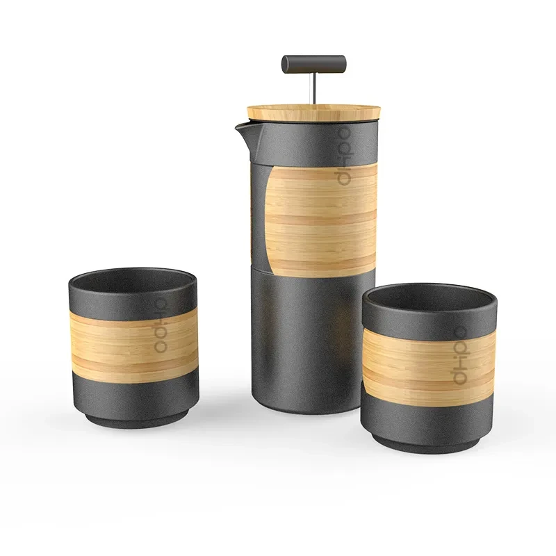 Simple And Portable Travel Ceramic Pressure Pot, Hand Coffee Pot, Tea Maker, Coffee Appliance