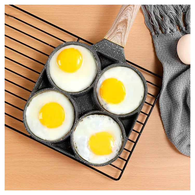 Maifan stone four-hole omelette pan