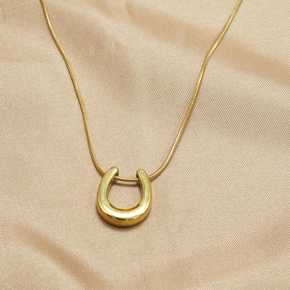 Lxalry 18K Gold Plated Stainless Steel Necklace Modern Minimalist Hypoallergenic Jewelry Tarnish Free Skin Safe Gift For Women Wife Mom Everyday Special Occasion Luxury