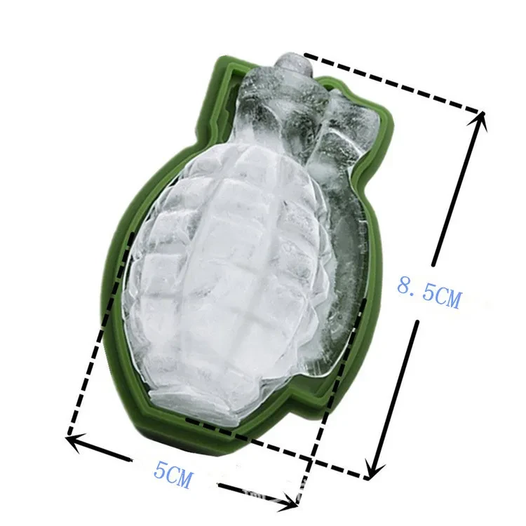 Silicone ice cube mold