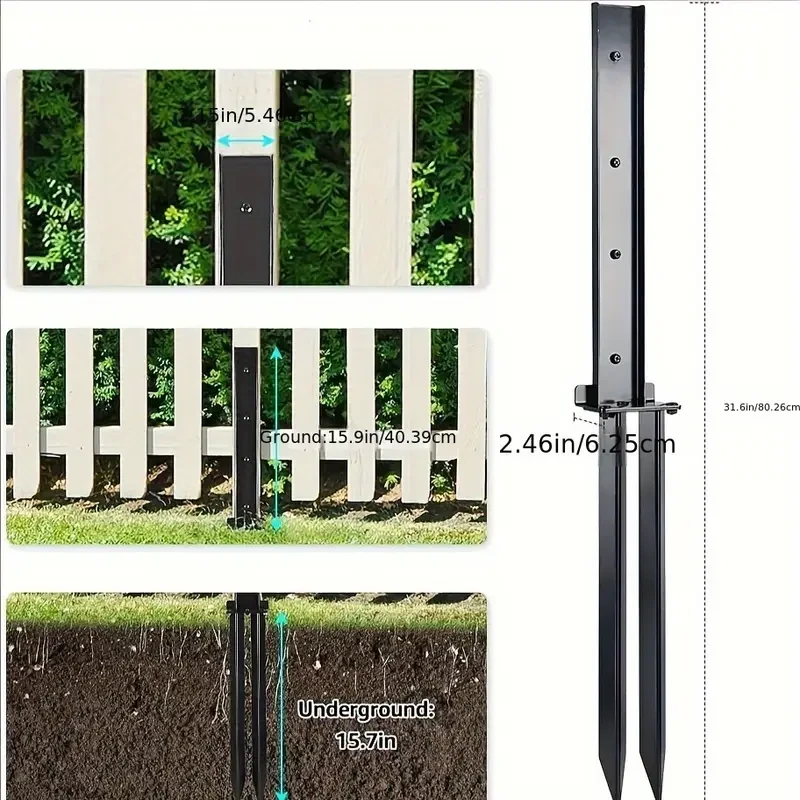 Wooden Fence Spikes
