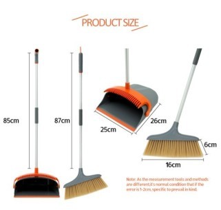 East New Fashion Luxury Broom Dustpan Combination Set Foldable Cleaning Tools House Helper