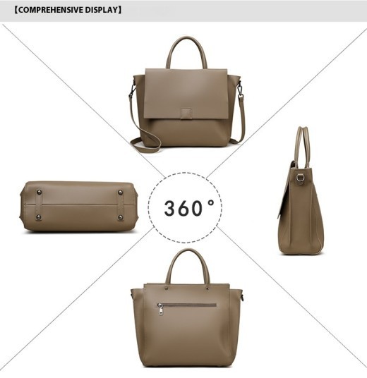 Versatile Handheld Genuine Leather Women's Shoulder Messenger Bag