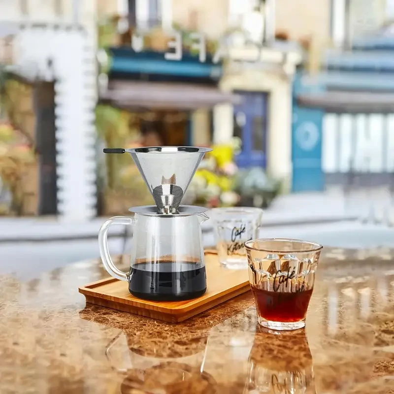 Coffee Pour Over Stainless Steel Coffee Filter