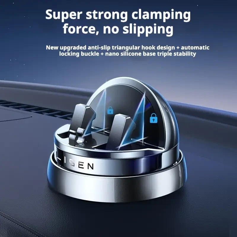 LISEN Upgraded Triangular Hook Design Car Phone Holder