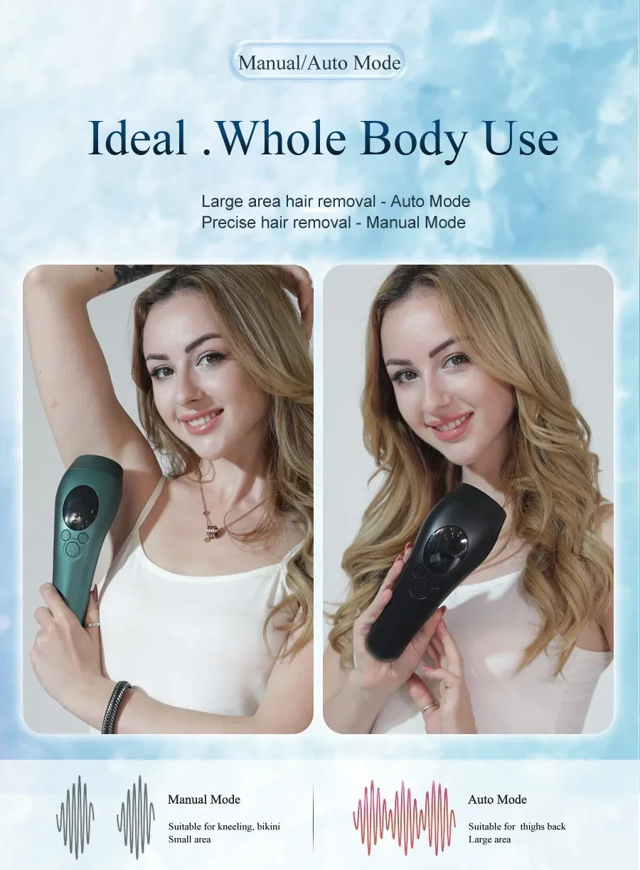 IPL Freezing Point Strong Pulse Hair Removal Device Painless Lady Shaver