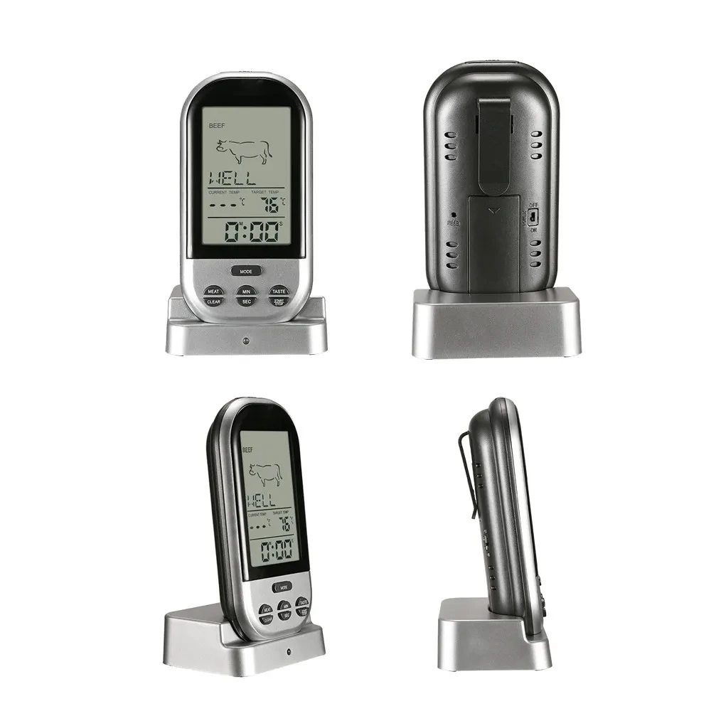 Wireless barbecue thermometer