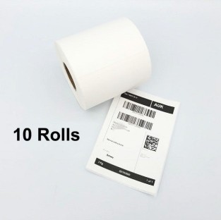10 Rolls Premium 100x150mm Direct-thermal labels 350pcs/roll Self Adhesive Label