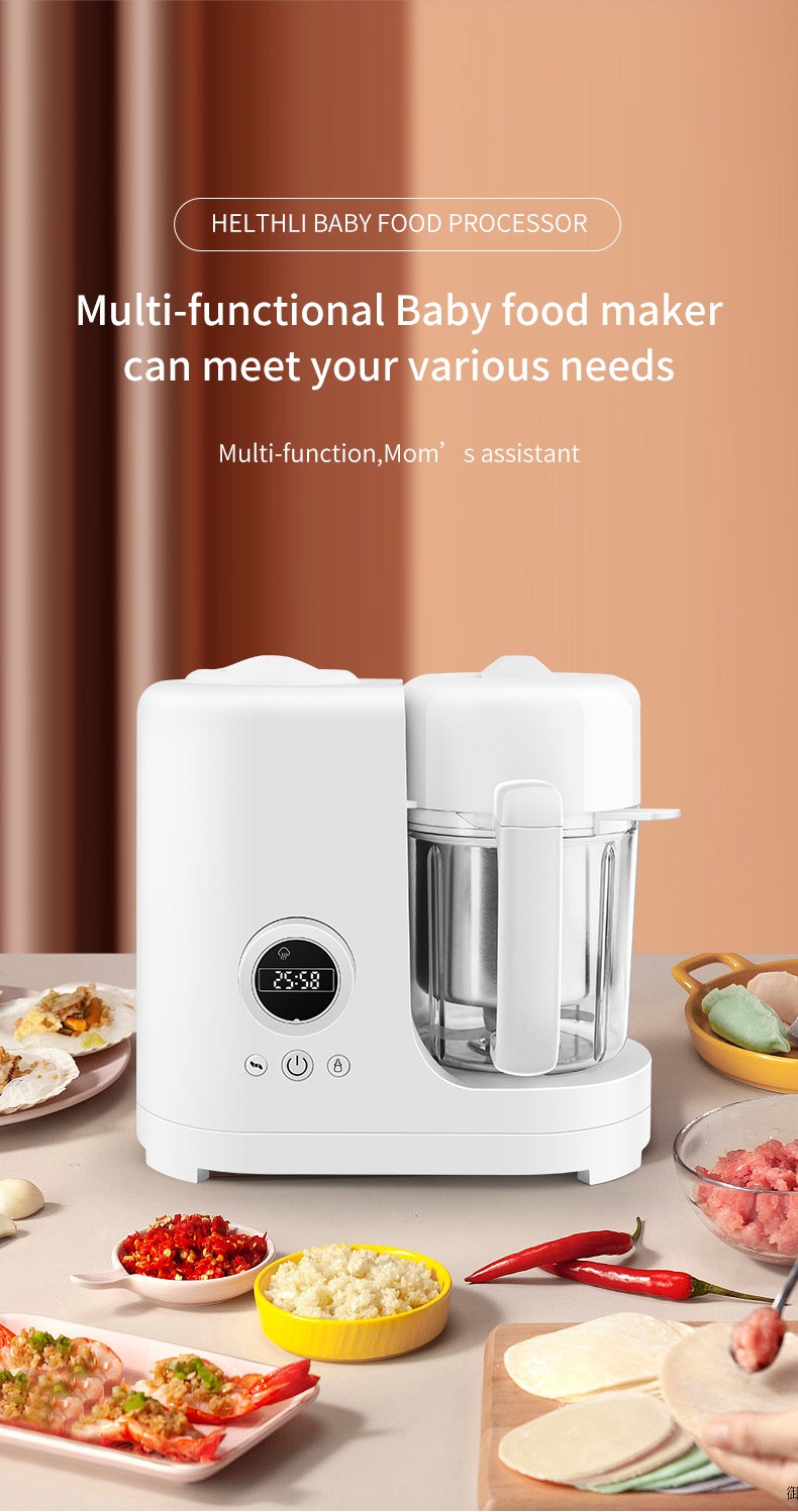 Grinding And Steaming Multi-purpose Baby Food Maker