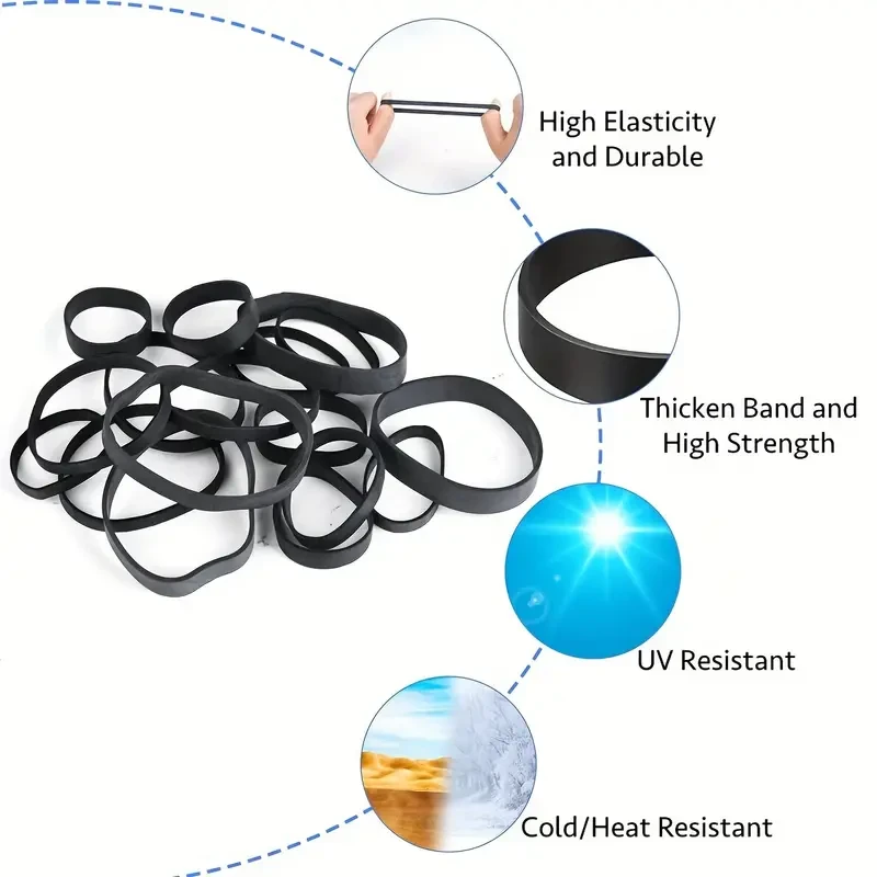 1 inch Wide Rubber Bands