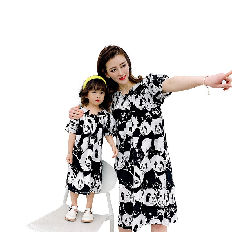 Panda Print Dress