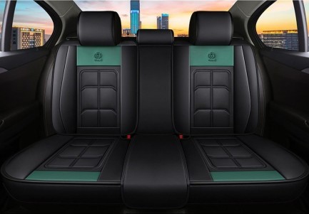 Car Seat Cover Faux Leather Cushion 5 Seater Full Set Front Rear Premium Quality