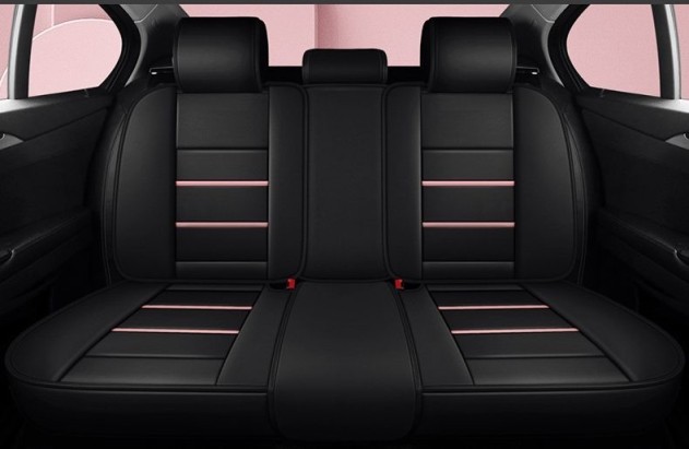 Car Seat Cover Faux Leather Cushion 5 Seater Full Set Front Rear Premium Quality