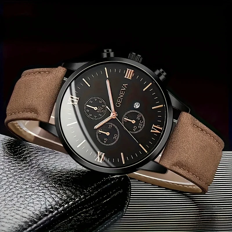 Geneva Watch for Men  Classic Design Meets Modern Functionality