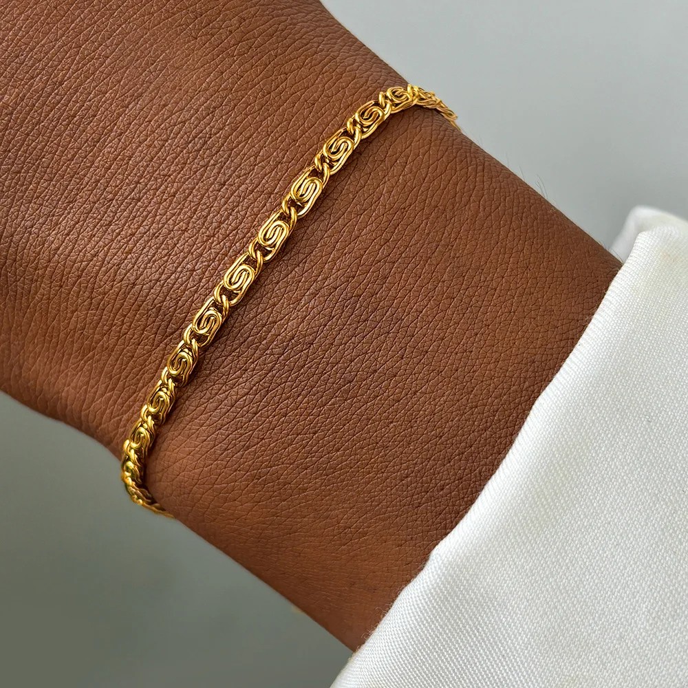 FTCY Stainless Steel Chain Bracelet for Women