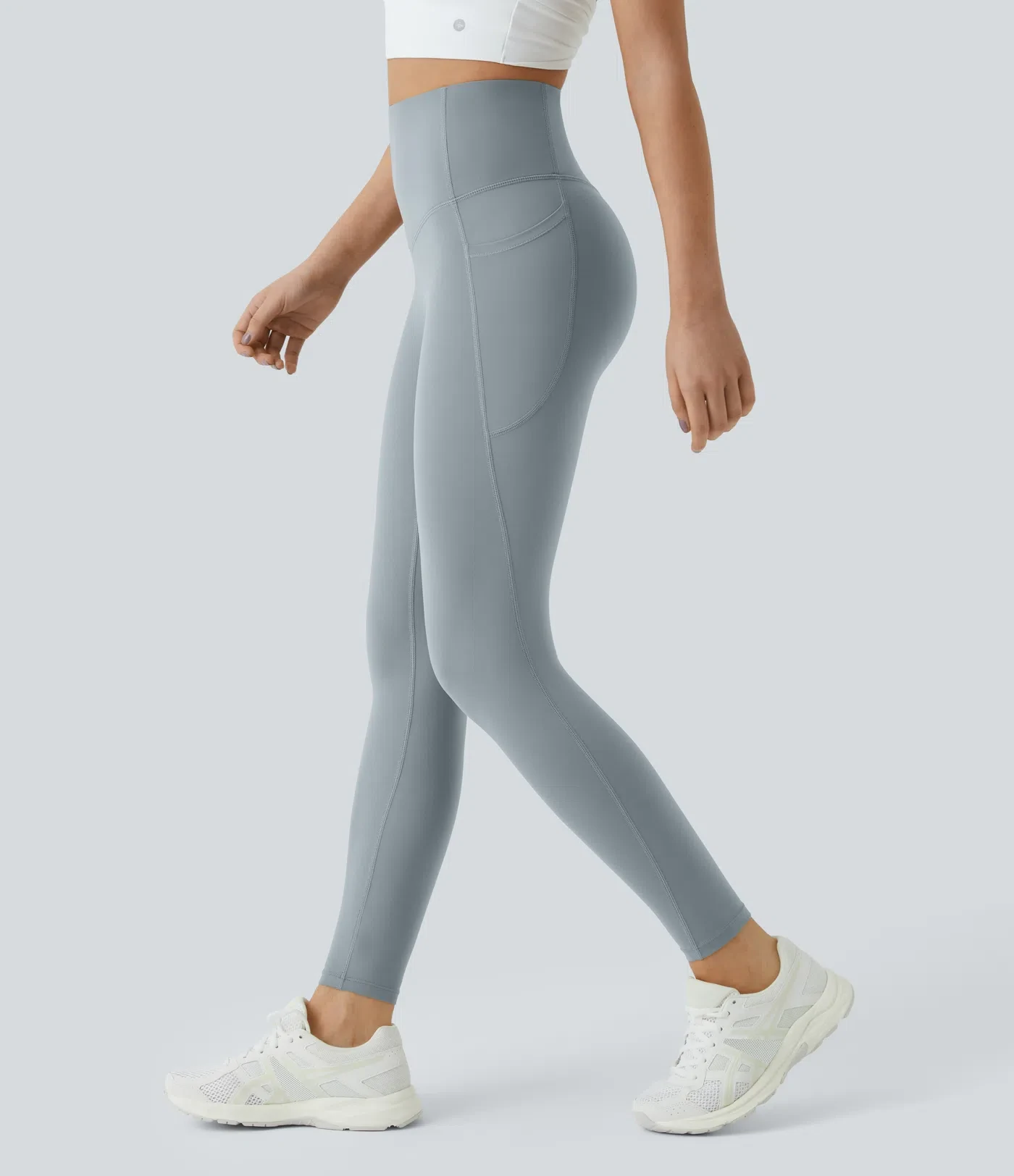 SoCinched High Waisted Tummy Control Side Pocket Shaping Training UltraSculpt Leggings