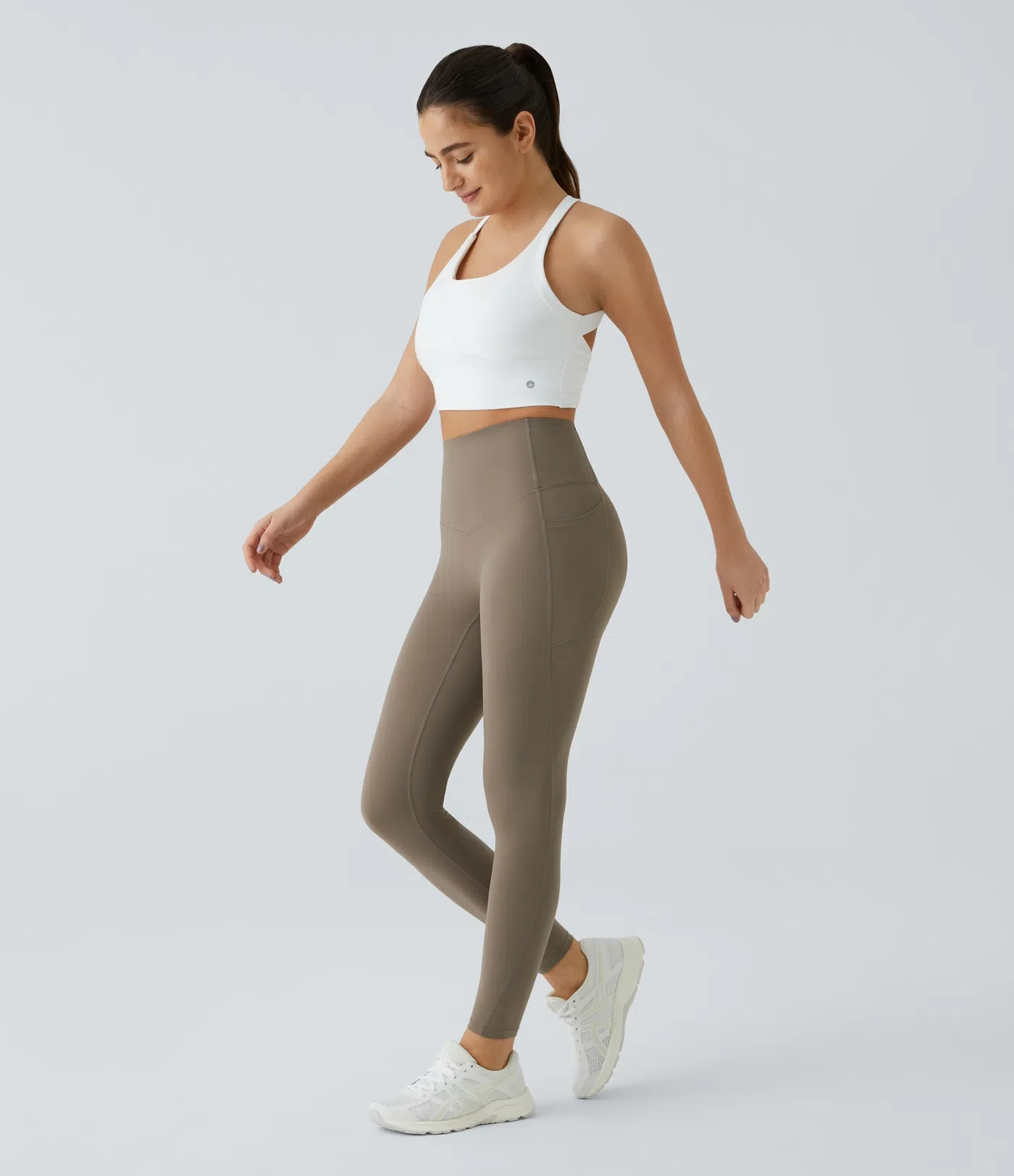 SoCinched High Waisted Tummy Control Side Pocket Shaping Training UltraSculpt Leggings
