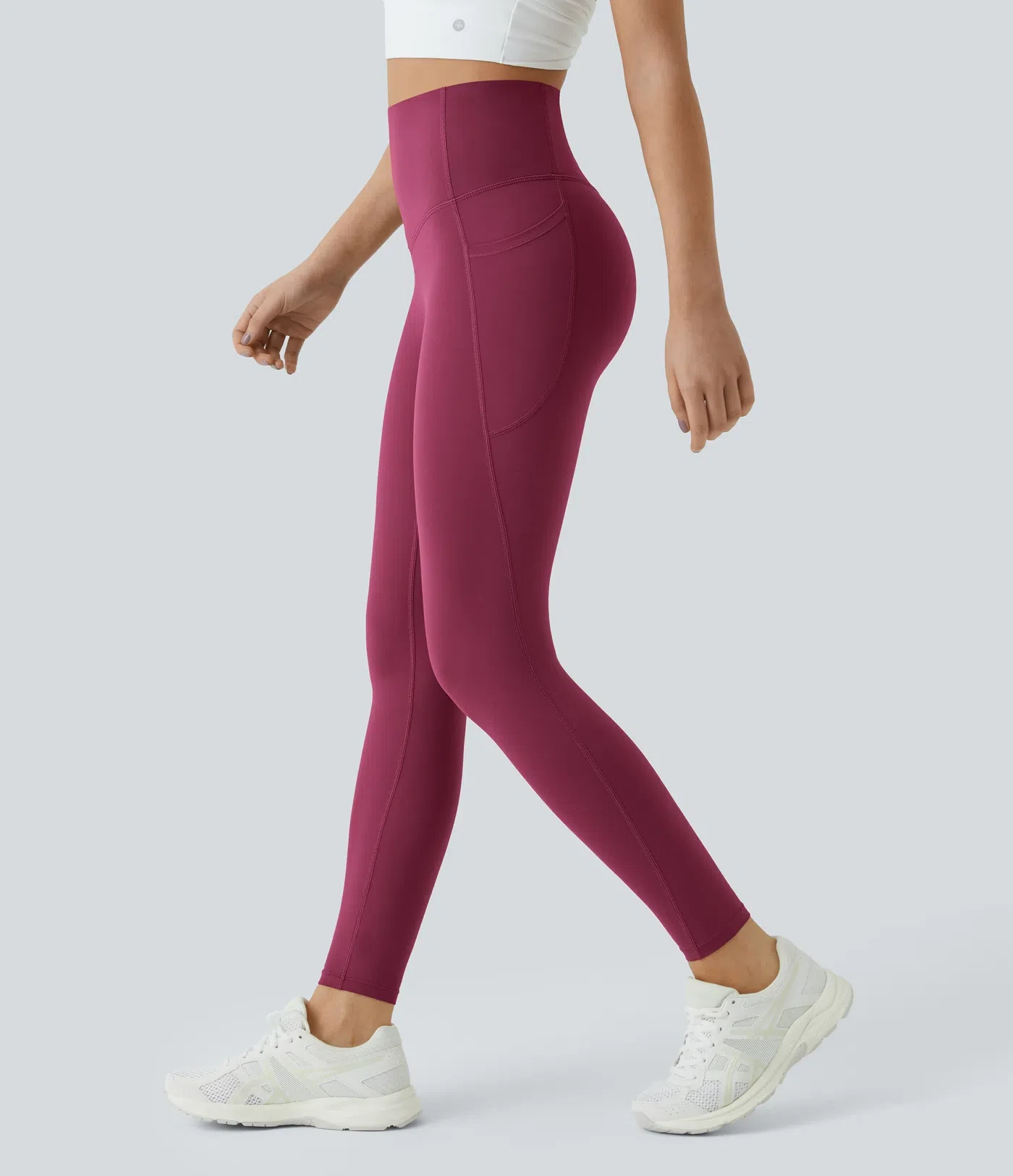 SoCinched High Waisted Tummy Control Side Pocket Shaping Training UltraSculpt Leggings