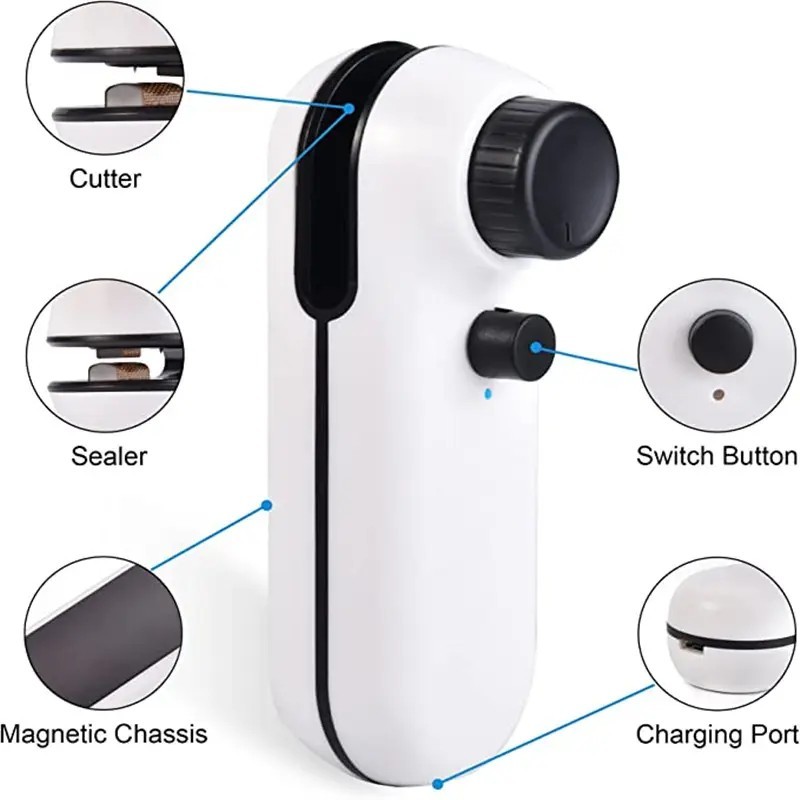 Rechargeable 2-in-1 Mini Heat Sealer