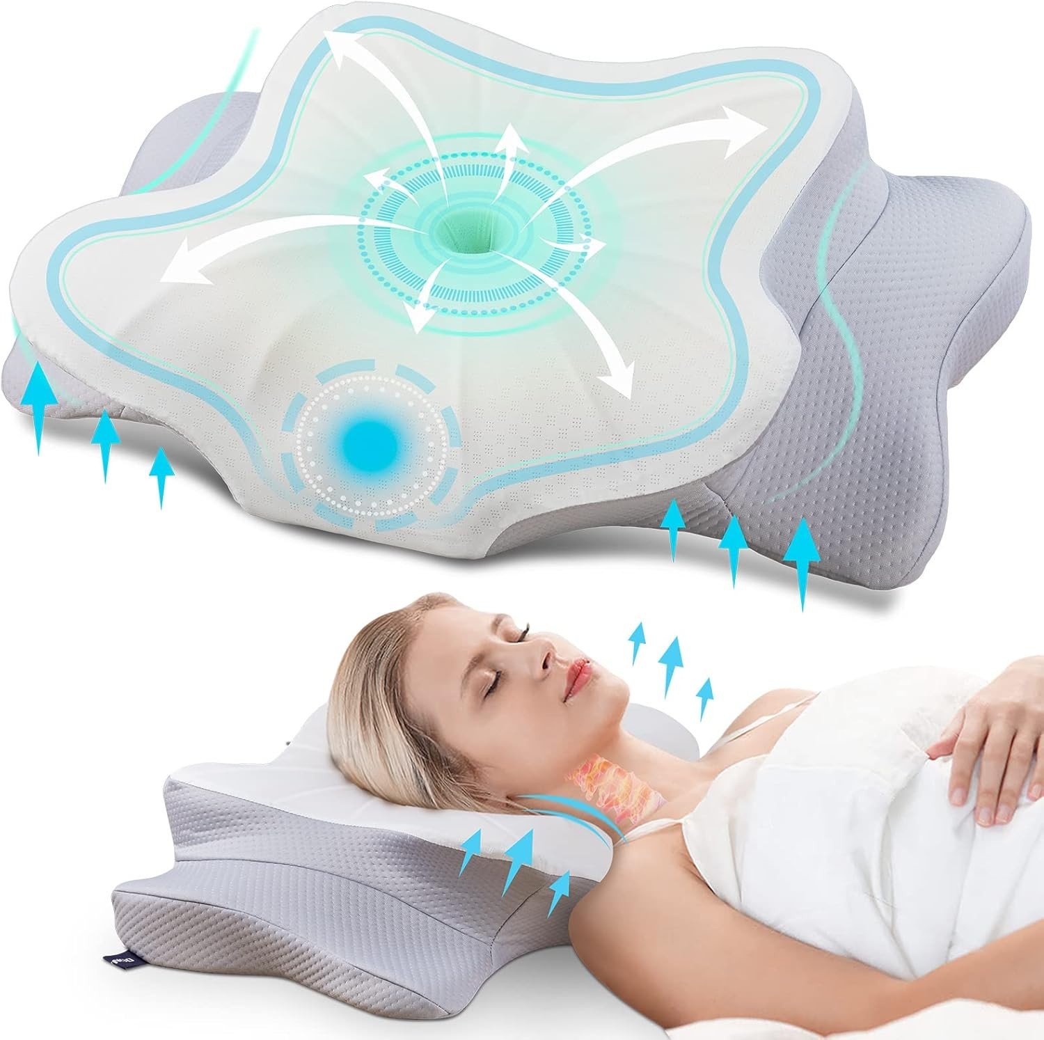 RESTRELIEF™ PREMIUM ERGONOMIC PILLOW