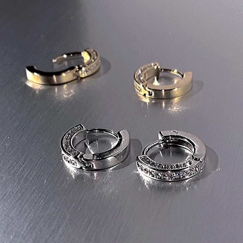 Fashion Stainless Steel Huggies Small Hoop Earrings for Women