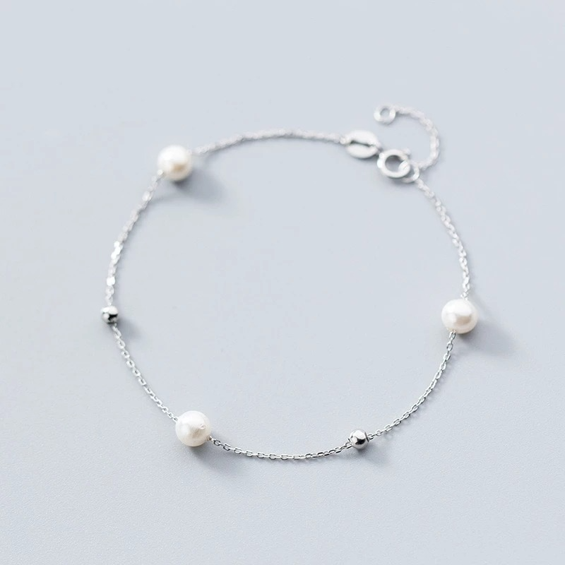 Temperament Beads Synthetic Pearl Bracelet
