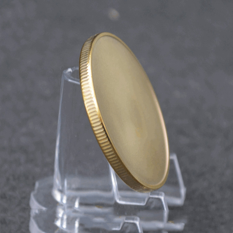 Household Fashion Electroplated Metal Medallion Collectible Coins