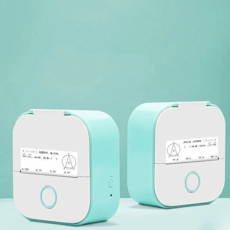 Portable Mini Thermal Label Printer Home Photo Printer Student Wrong Question Printer Bluetooth-compatible Mini Label Printer Price Ta