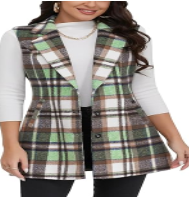 Plaid Waistcoat