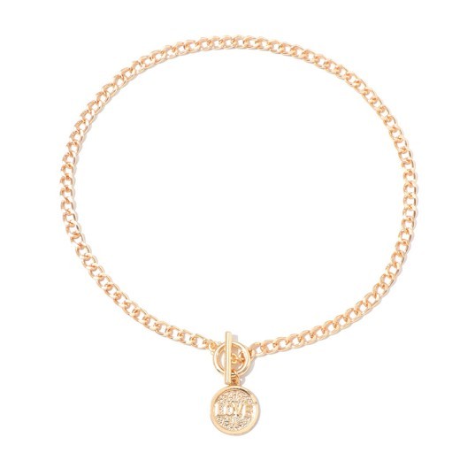 European And American High-grade Retro U-shaped Double-layer Metal Chain Tag Necklace
